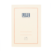 Life Stationery Vermillion Note B6 Side Bound Notebook